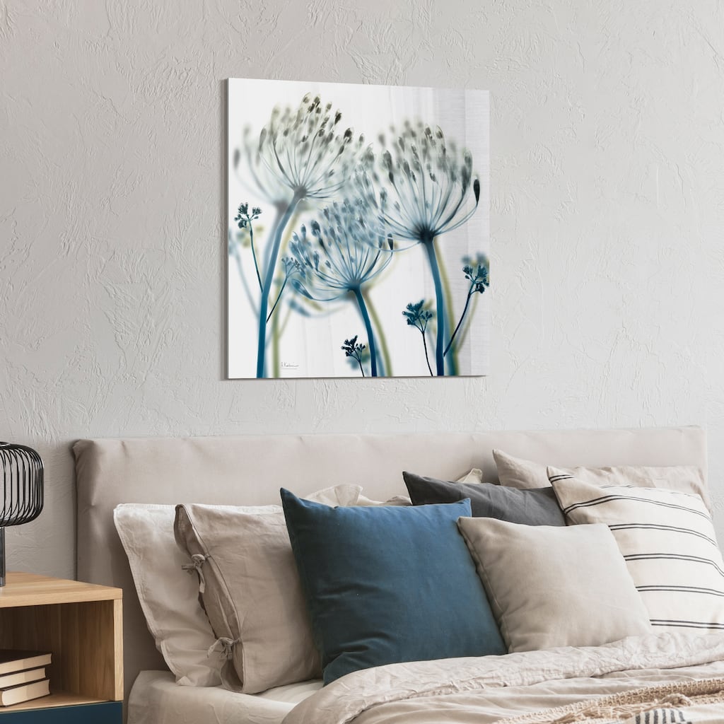 "Unfocused Beauty 2" Frameless Free Floating Tempered Glass Panel Graphic Wall Art