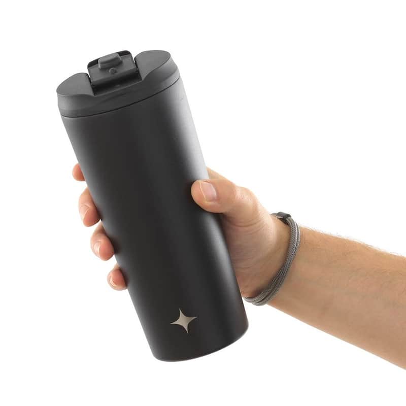 JoyJolt Vacuum Insulated Stainless Steel Tumbler Bottle with Flip Lid and Straw - 24 oz - 24 oz