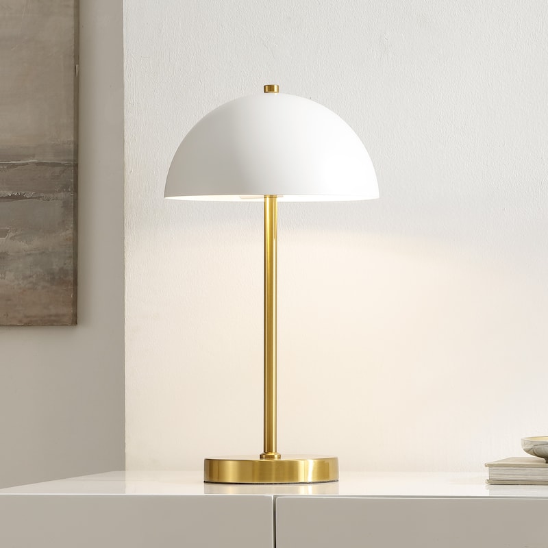 SAFAVIEH Lighting Goldie 18-inch Table Lamp (LED Bulb Included) - 10Wx10Dx18H