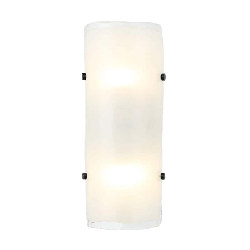 Fairchild 2-Light Flush Wall Sconce w/ Black/Nickel/Brass Hardware