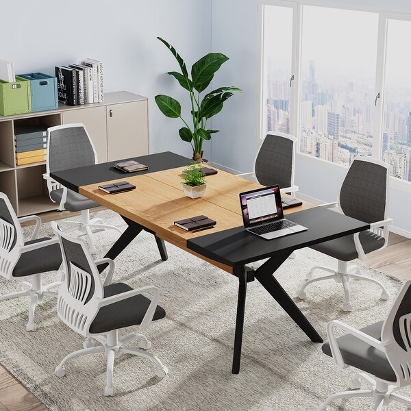 63 Inch Executive Desk Large Computer Office Desk Workstation Conference Table On Sale Bed Bath Beyond 38283598