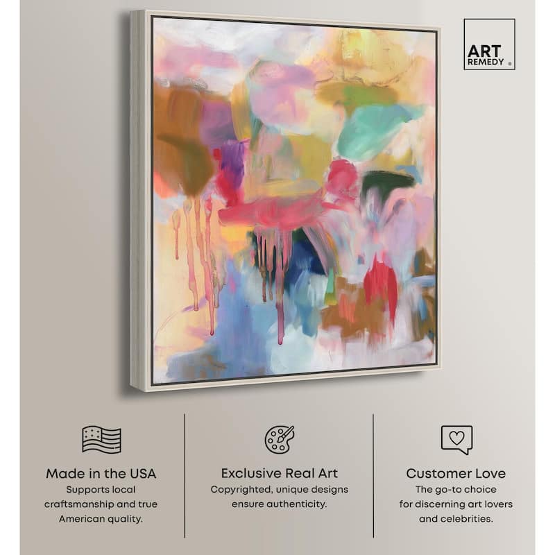 Art with Bold Colors Canvas by Art Remedy