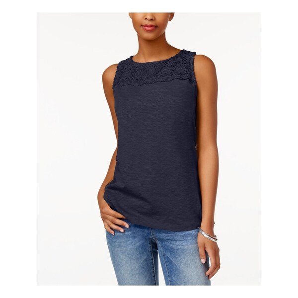 charter club sleeveless tops