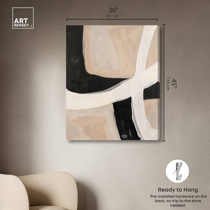 Subline Strokes I Canvas by Art Remedy, Gallery Wrapped