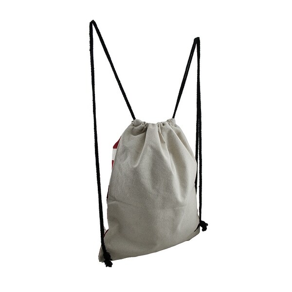 printed drawstring backpack