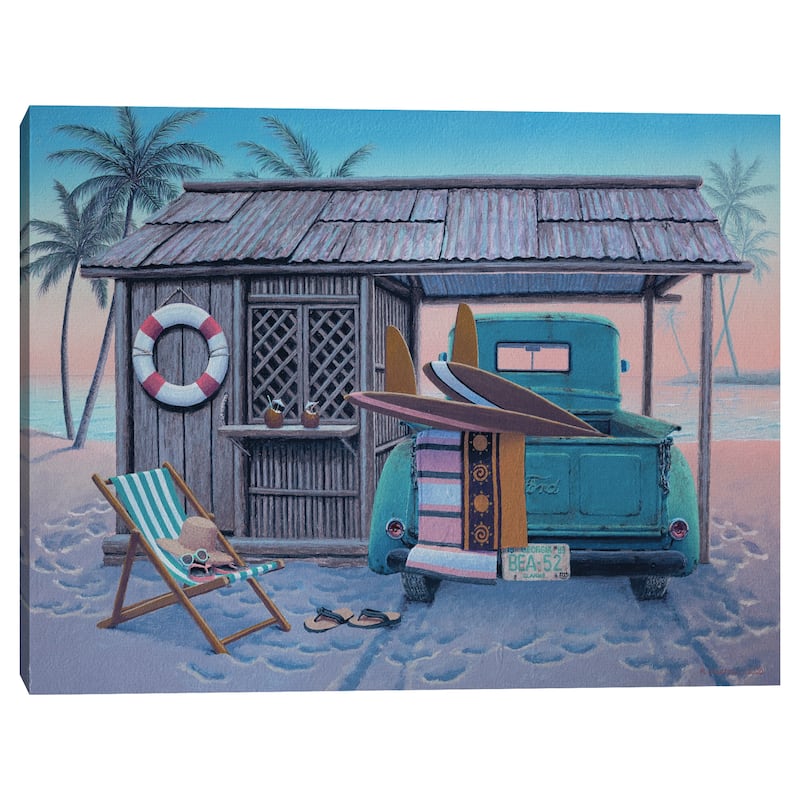 Love Shack by Richard Courtney Canvas Art Print