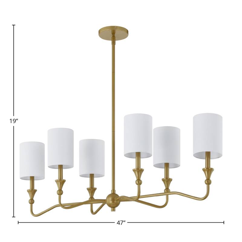 Eden 4-Light Chandelier, Gold