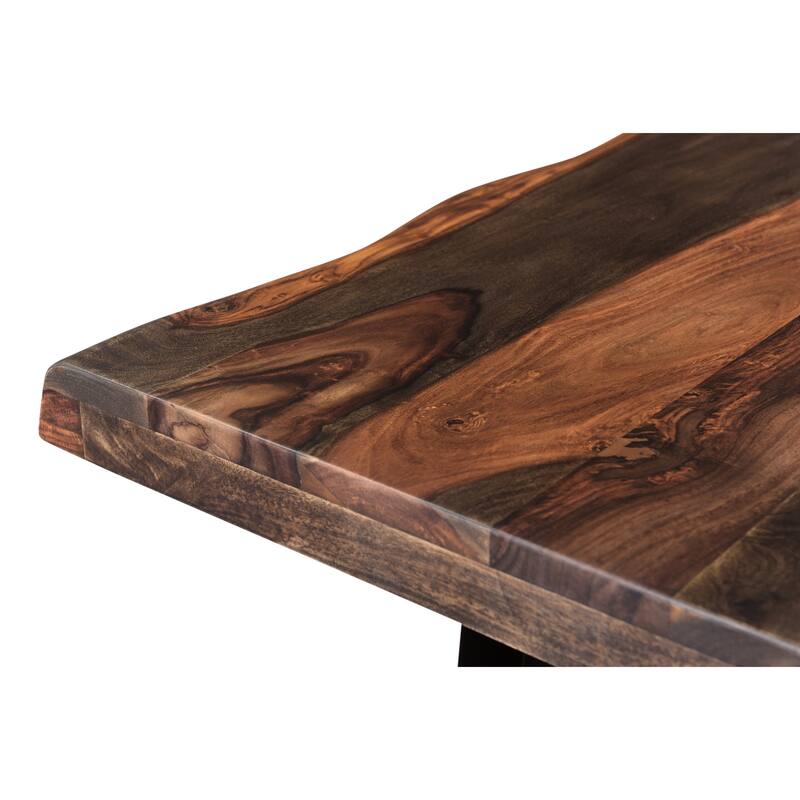 Sienna 80-inch Wave Edge Dining Table