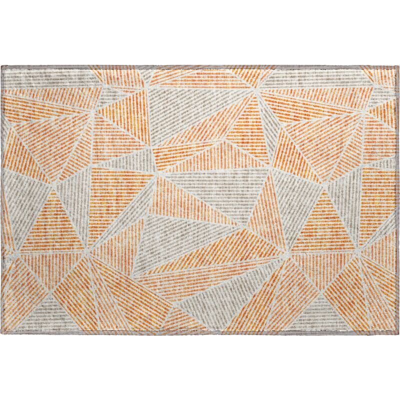 Premium Washable Super Soft Contemporary Mosaic Mayfield Rug