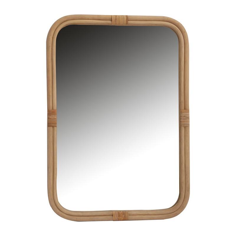Seren Rectangle Boho Wall Mirror - 32"H x 22"W x 1"D