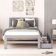preview thumbnail 9 of 21, Modern Twin Size Platform Bed Frame with 2 Drawers and Headboard, Wood Storage Bed, No Box Spring Needed, for Boys Girls Adult Grey - Twin