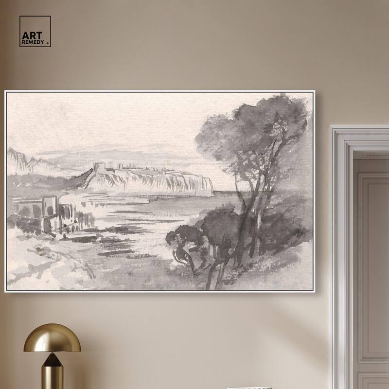 View across a Monaco Canvas by Art Remedy