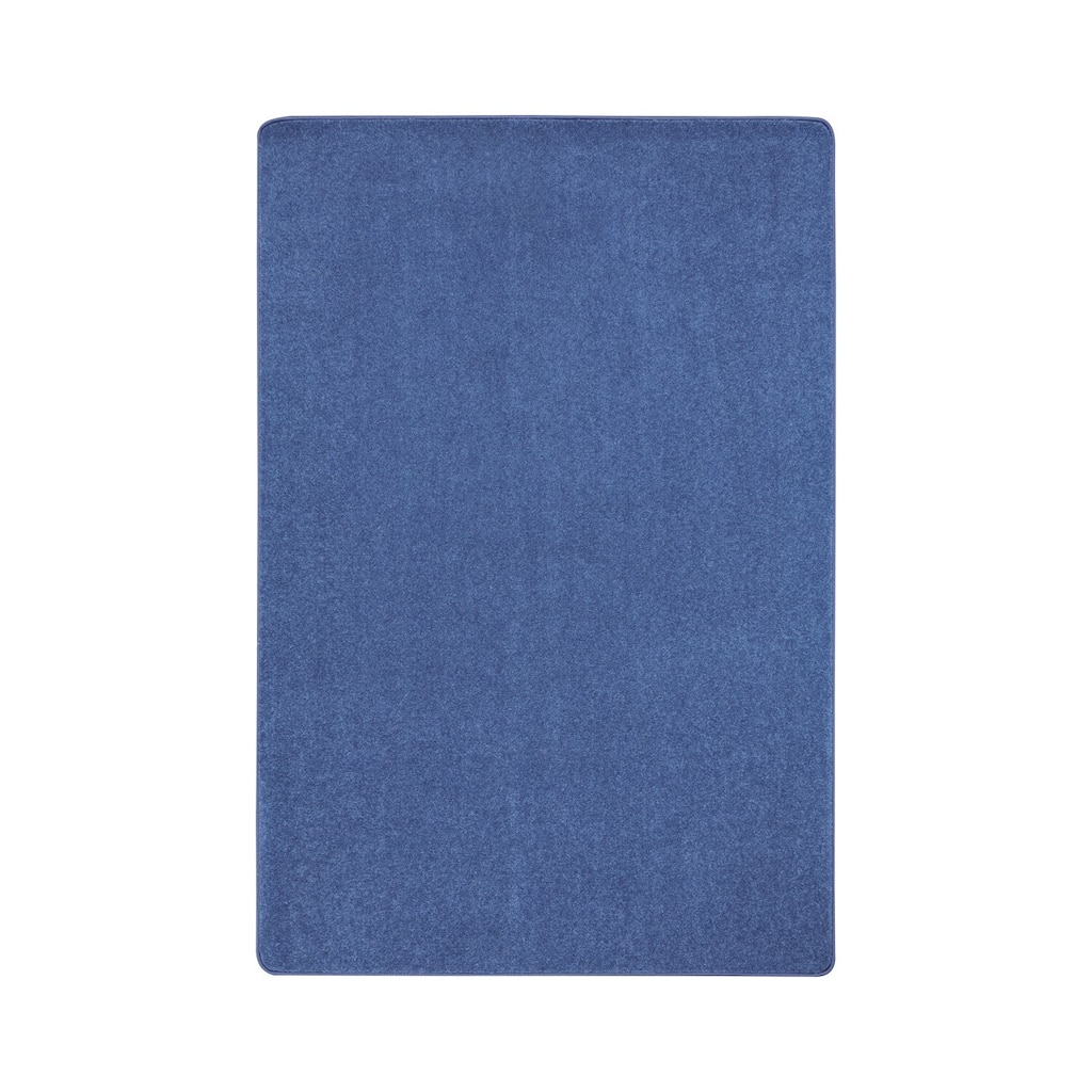 4'x6' area rug in Cobalt Blue - durable soft decorative rug for home, living room & bedroom - 6' x 7'