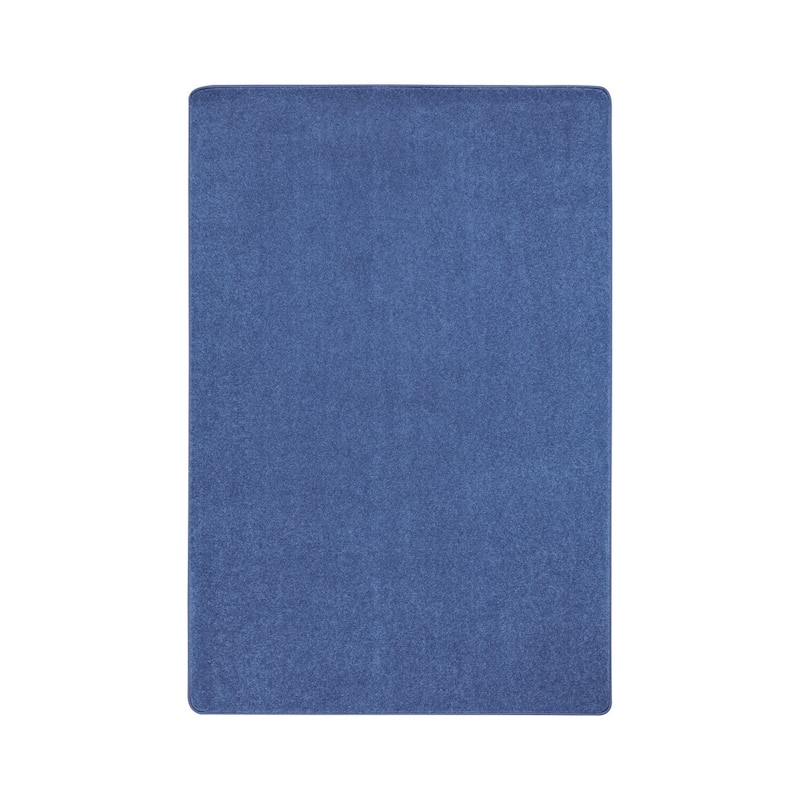 6'x9' area rug in Cobalt Blue - durable soft decorative rug for home, living room & bedroom - 6' x 7'