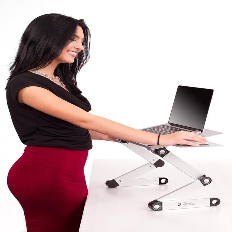 Portable Adjustable Aluminum Laptop Desk