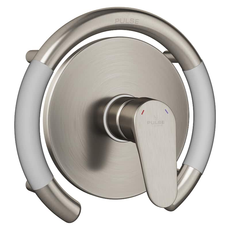 ErgoValveBar Ergonomic Soft Grip 32mm Diameter ADA Compliant 300 lb Weight Capacity Brushed Stainless Steel
