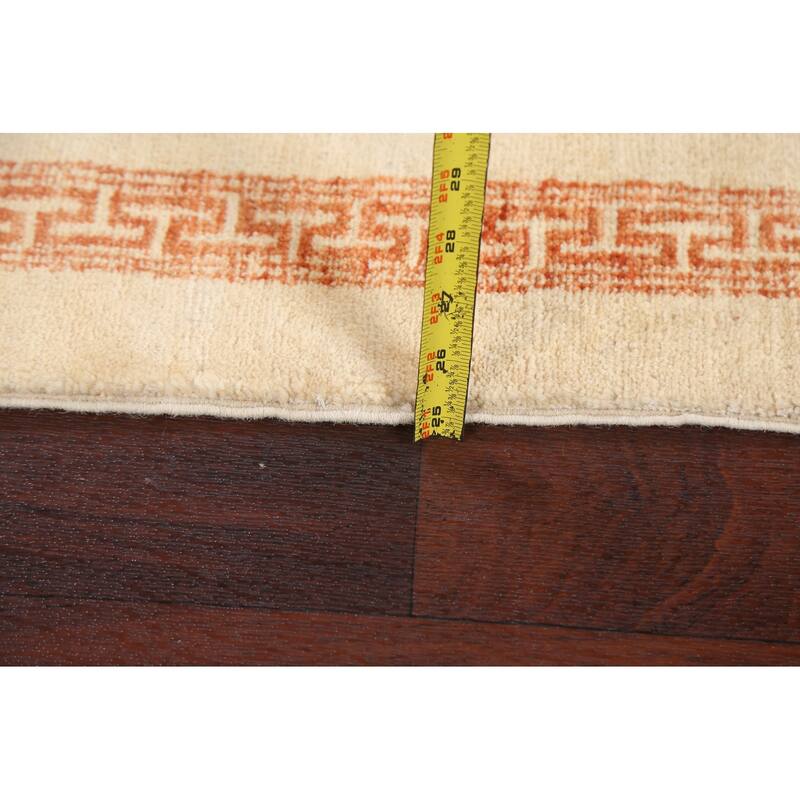 Geometric Gabbeh Kashkoli Oriental Area Rug Wool Hand-knotted Carpet - 3'0" x 5'2"