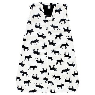 Hudson Baby Plush Faux Fur Sleeping Bag, Wearable Blanket, Moose