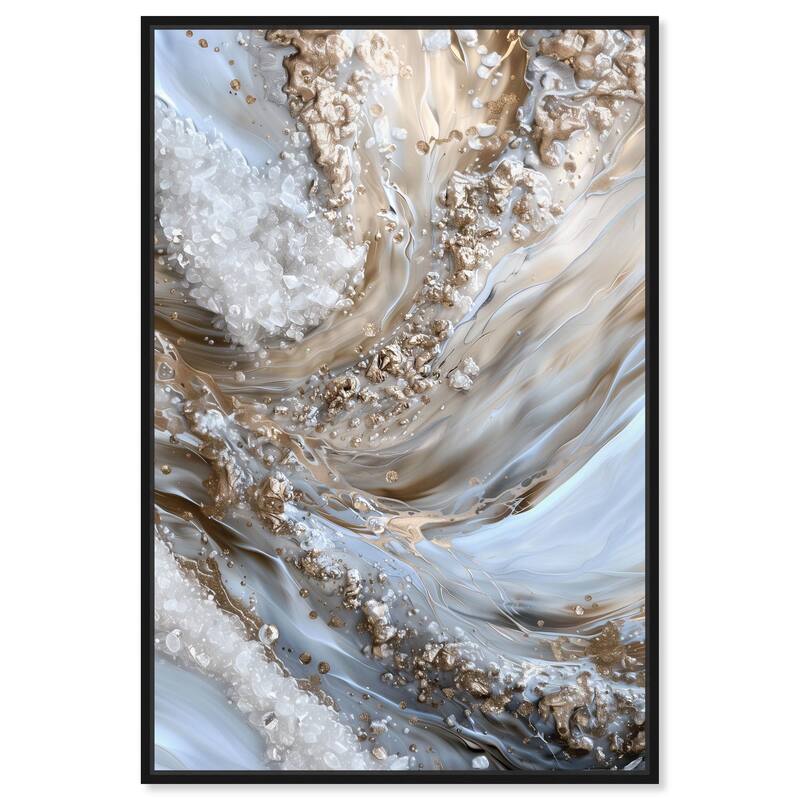 Effervescent Earth III Canvas by Art Remedy - Black - 36" x 54"