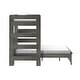 preview thumbnail 5 of 10, Max and Lily Farmhouse Twin over Queen L Shaped Bunk Bed
