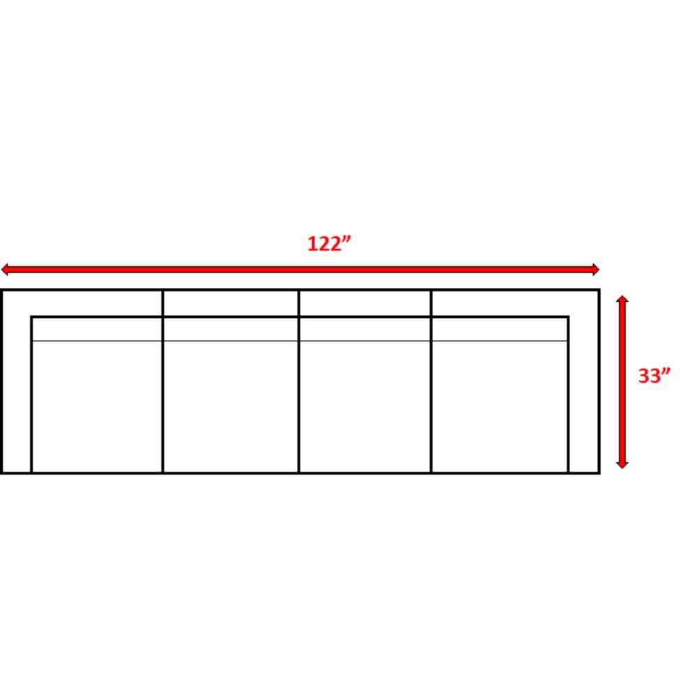LSI 4 Piece Seating Group with Cushions - Picture 6 of 29