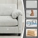 preview thumbnail 19 of 96, Modern Couduroy Modular Sectional Sofa Couch with Ottoman for Living Room