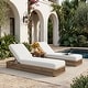 preview thumbnail 1 of 112, Patio Recline Chairs Adjustable Chaise Lounge with Cushions (Set of 2)