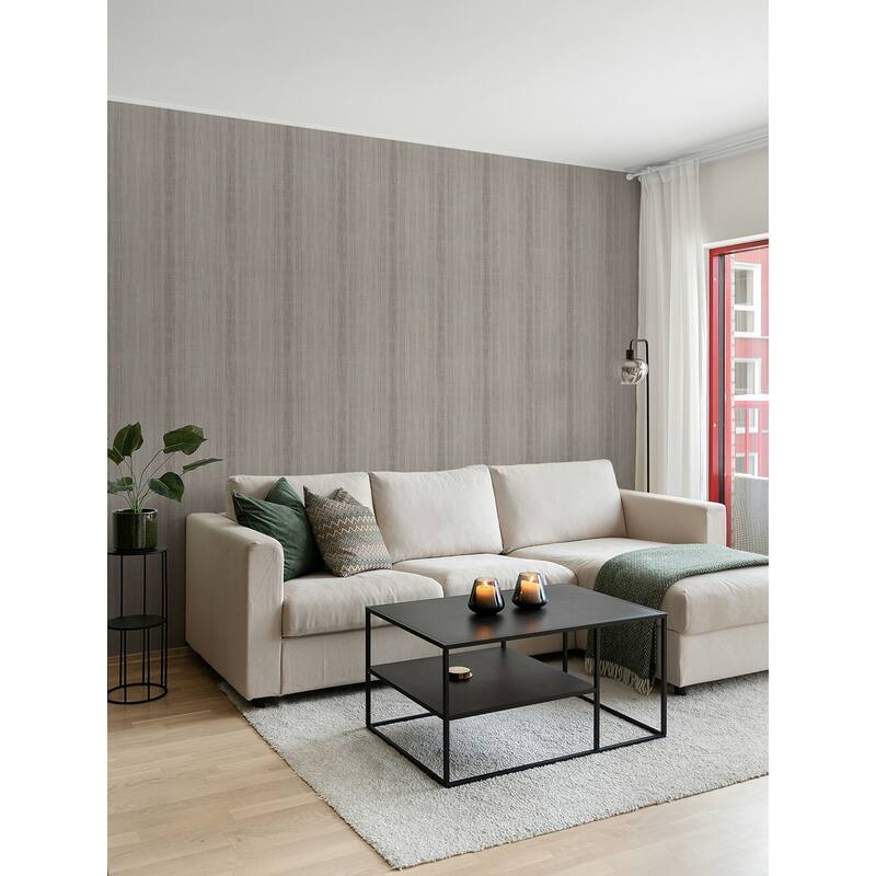 Seabrook Designs Aldeno Ombre Stripe Unpasted Wallpaper