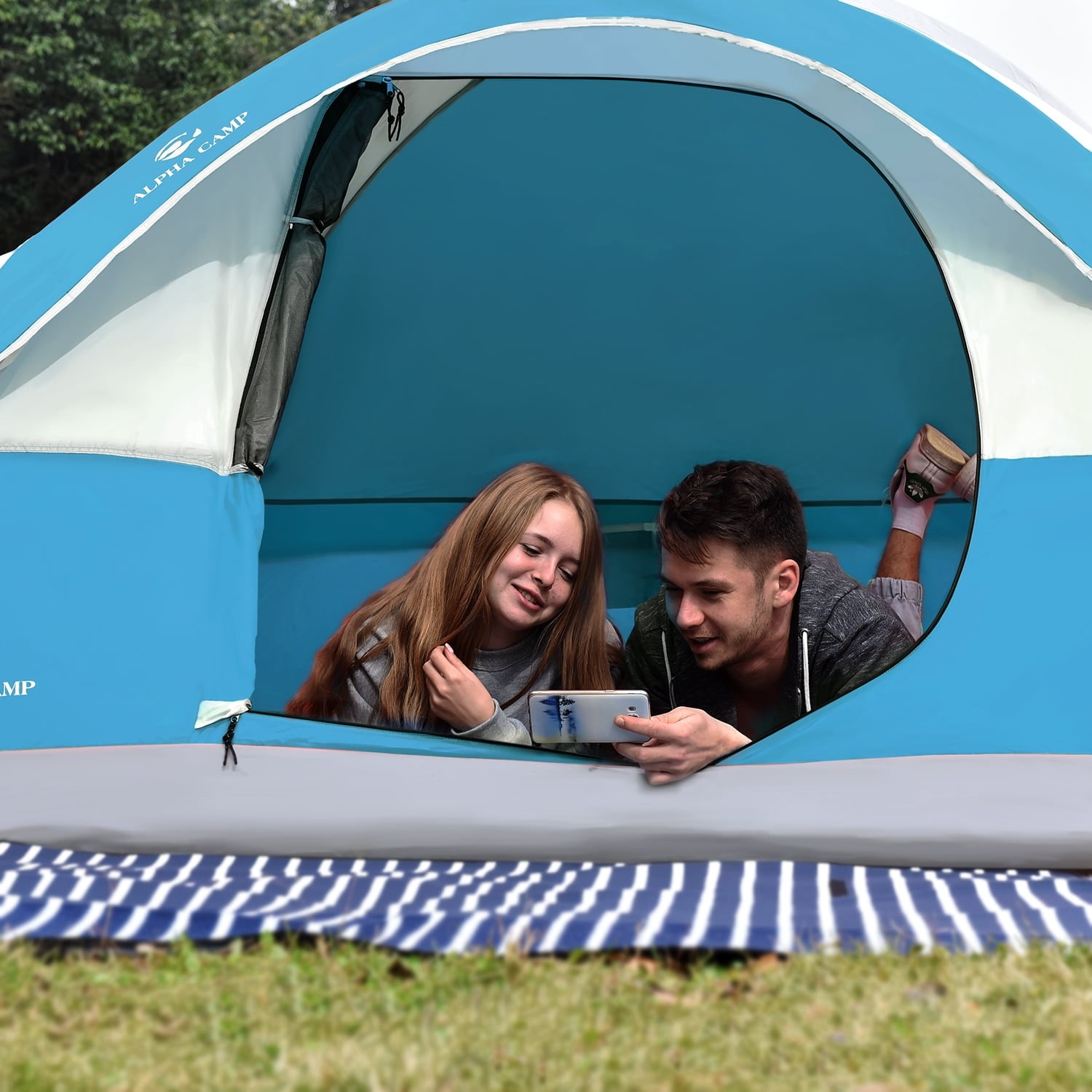 Three person camping dome portable tent On Sale Bed Bath Beyond 37522814