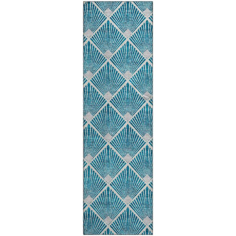 Premium Washable Super Soft Diamond Trellis Mayfield Rug