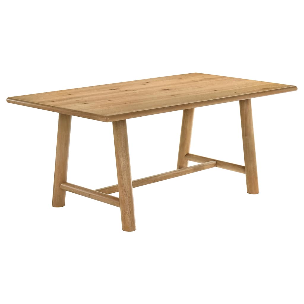 Duncan 71-inch Rectangular Wood Dining Room Table Washed Oak - 70.75" x 39.25" x 30"