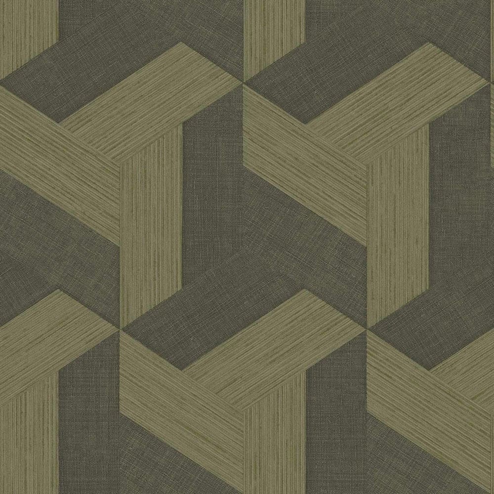 Galerie Wallcoverings Synergy Collection Geometric Design Matte Finish Vinyl on Non-woven Wallpaper Roll