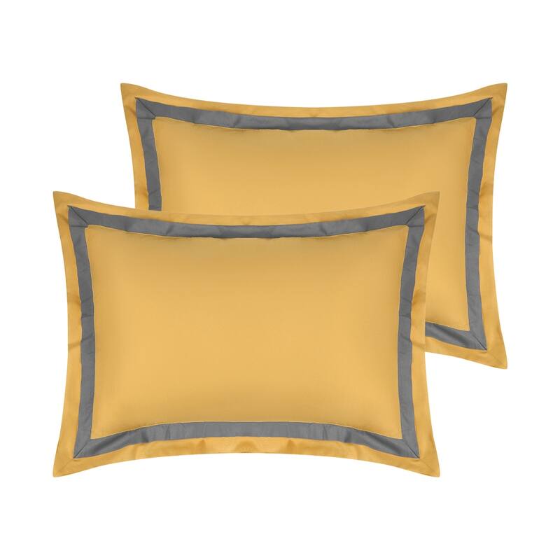 Polyester Pillow Cases, Room Decor Hair Care Pillow Shams, Wrinkle-Resistant Pillowcase Set of 2 with Envelope Closure