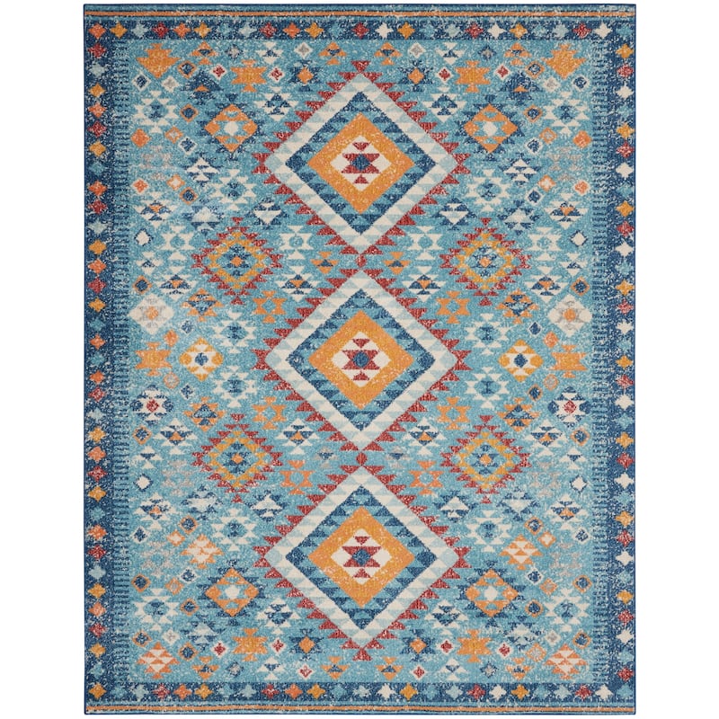 Nourison Passion Modern Boho Tribal Area Rug