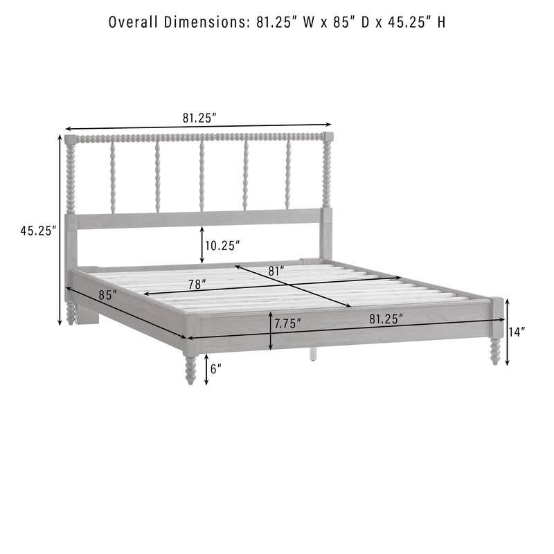 Crosley Lucille King Bed