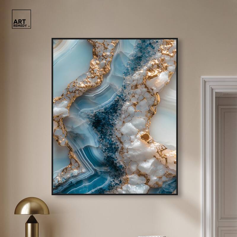 Lapis River Canvas by Art Remedy