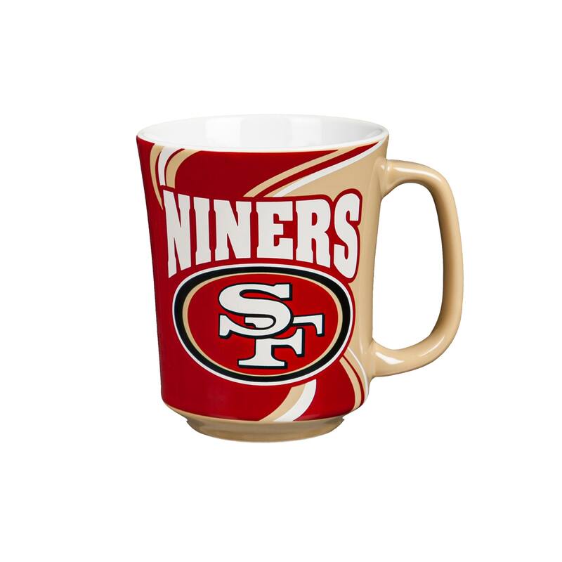 San Francisco 49ers, 14 oz Ceramic Coffee Mug w/ Gift Box