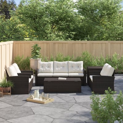 BestLiving 6 Piece Sofa Seating Group with Cushions