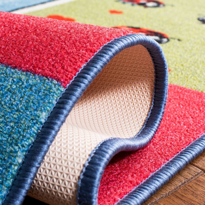 SAFAVIEH Kids Playhouse Machine Washable Slip Resistant Sheetal Rug