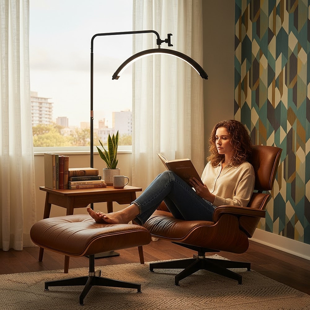 Minimal 74 inch Reading Floor Lamp - Overstock - 43636149