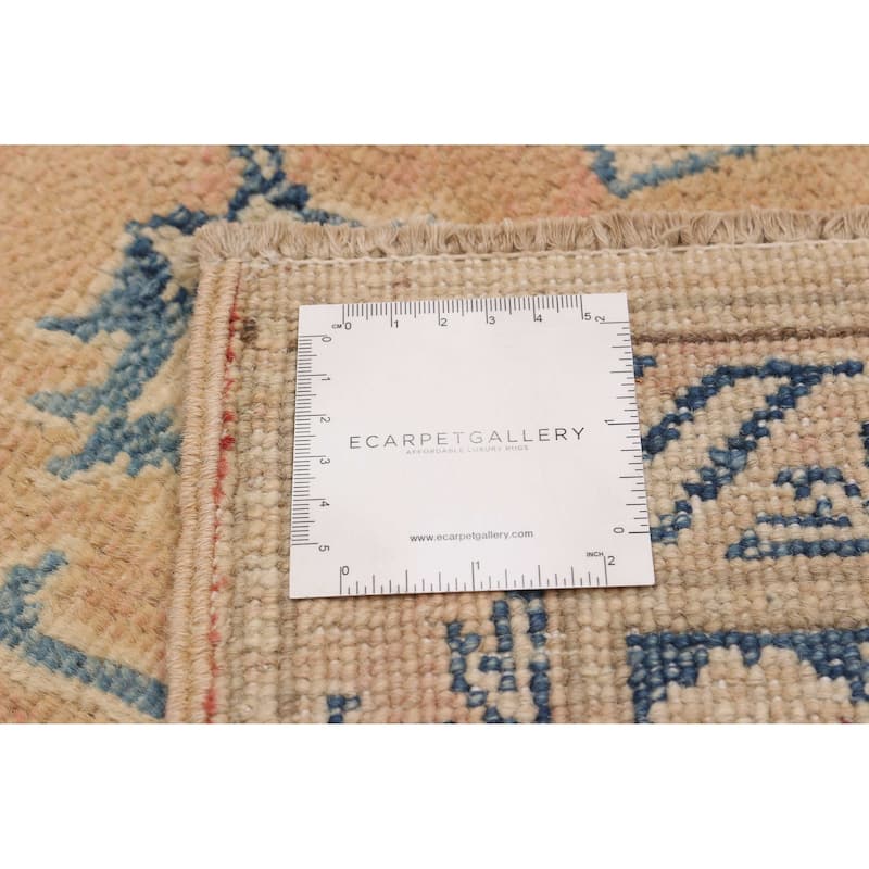 ECARPETGALLERY Hand-knotted Finest Ghazni Tan Wool Rug - 7'2 x 10'2