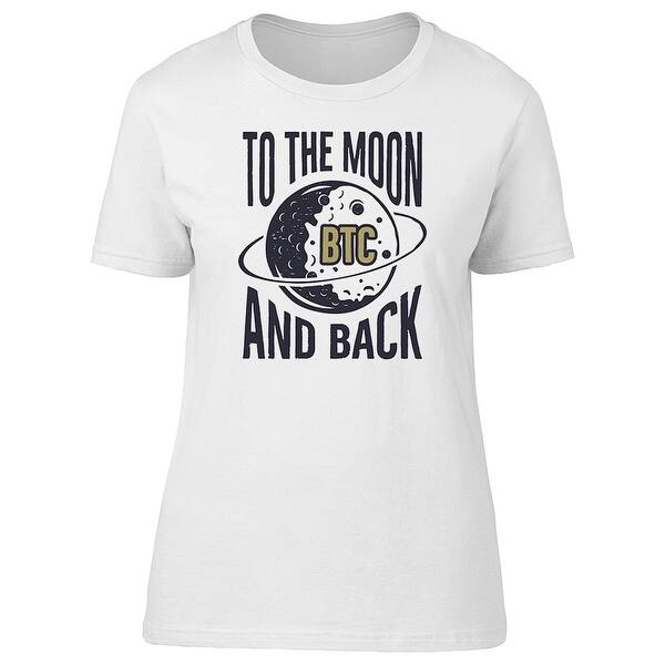 Shop To The Moon And Back Btc Tee Men S Image By Shutterstock Overstock 27949637