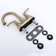 preview thumbnail 8 of 15, PROOX 4-inch Swivel Spout Centerset 3-hole Bathroom Faucet with Pop-up Drain