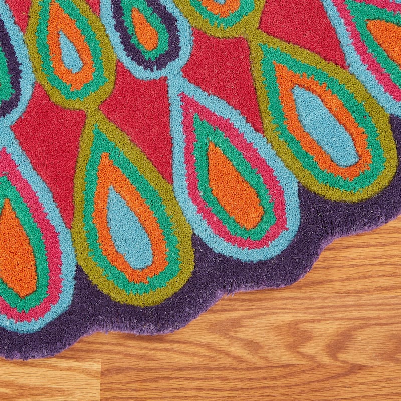 Sevita Vibra Contemporary Hand-Rufted Wool Indoor Area Rug