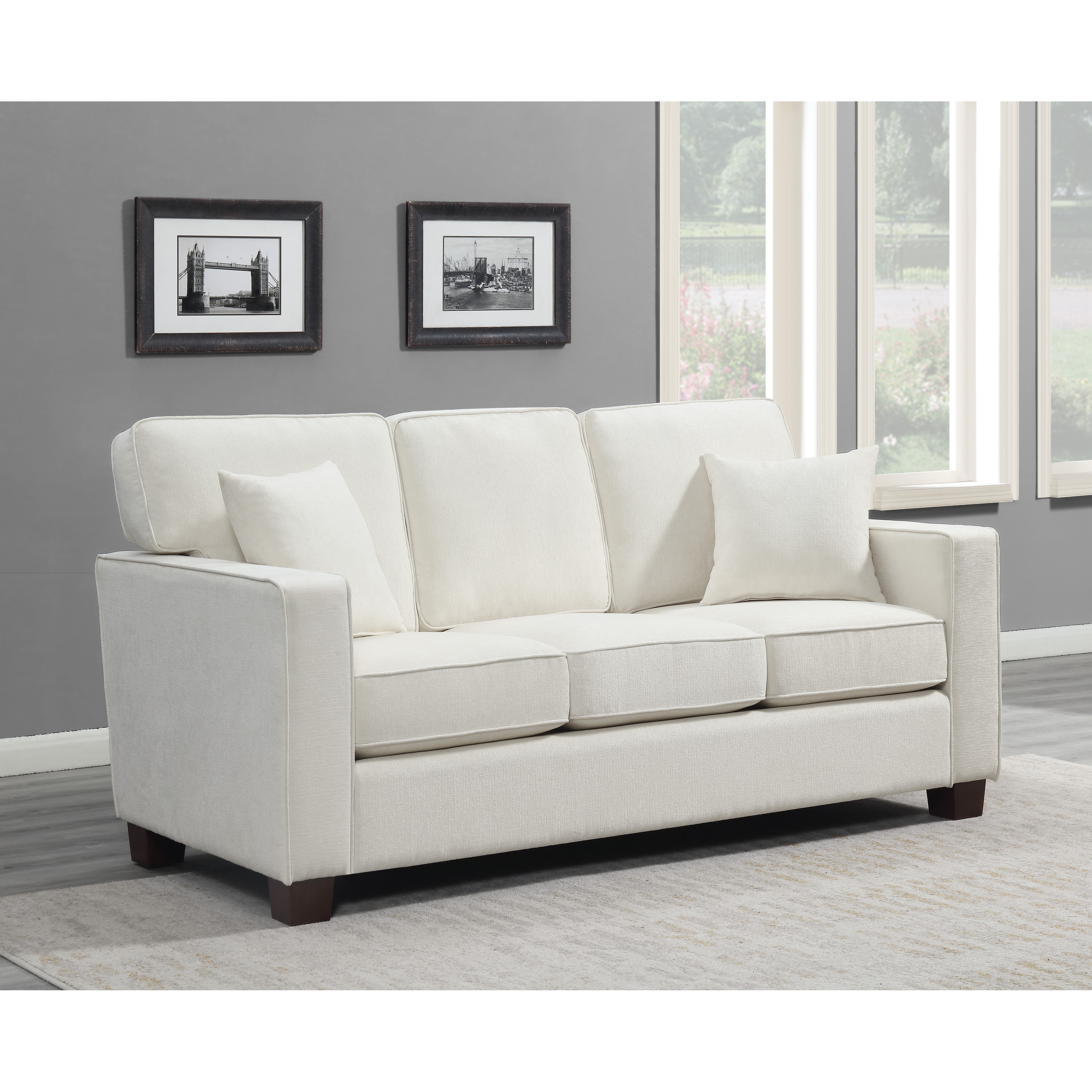Sleek 3 seater sofa clearance