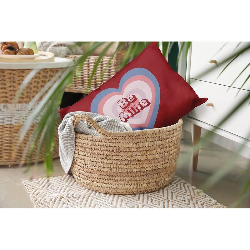 Be Mine Valentines Day Decorative Throw Pillow