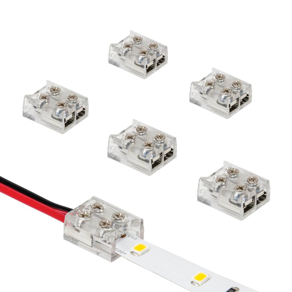 2 Pin Led Fan Armacost Lighting 2 Pin LED Strip Light Screw Tape to Wire Connector ...