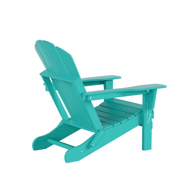 Laguna Folding Poly Eco-Friendly All Weather Outdoor Adirondack Chair