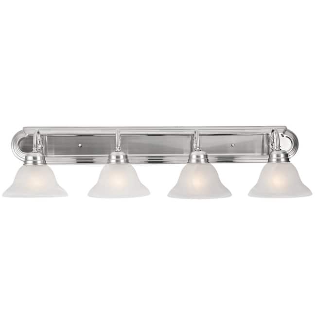Design House Millbridge Traditional / Classic 4 Light Down Lighting - Satin Nickel