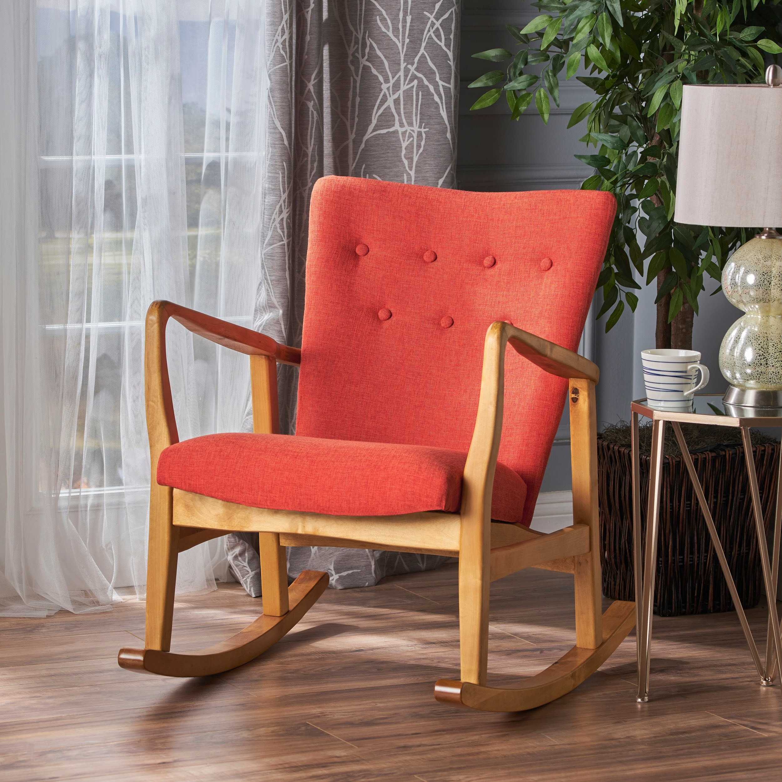 Callum mid century rocking chair hotsell